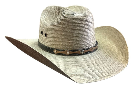 Authentic Handcrafted Mexican Palm Hat for Adults | Outdoor Sombrero, Texas Cowboy Style