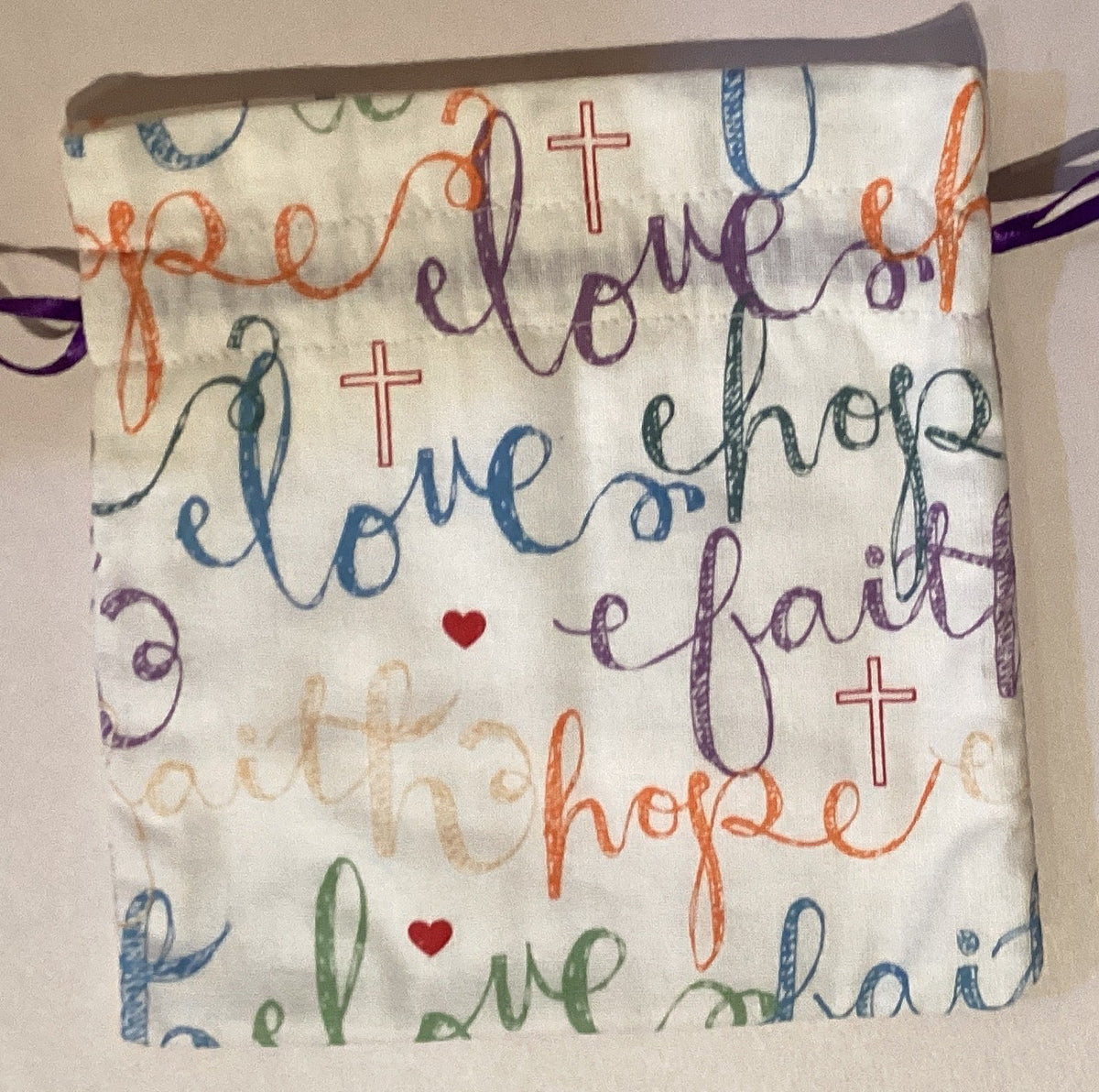 Handmade Faith Pouches, 4-inch Catholic rosary parts with intricate designs, ideal for Christian prayer accessories.