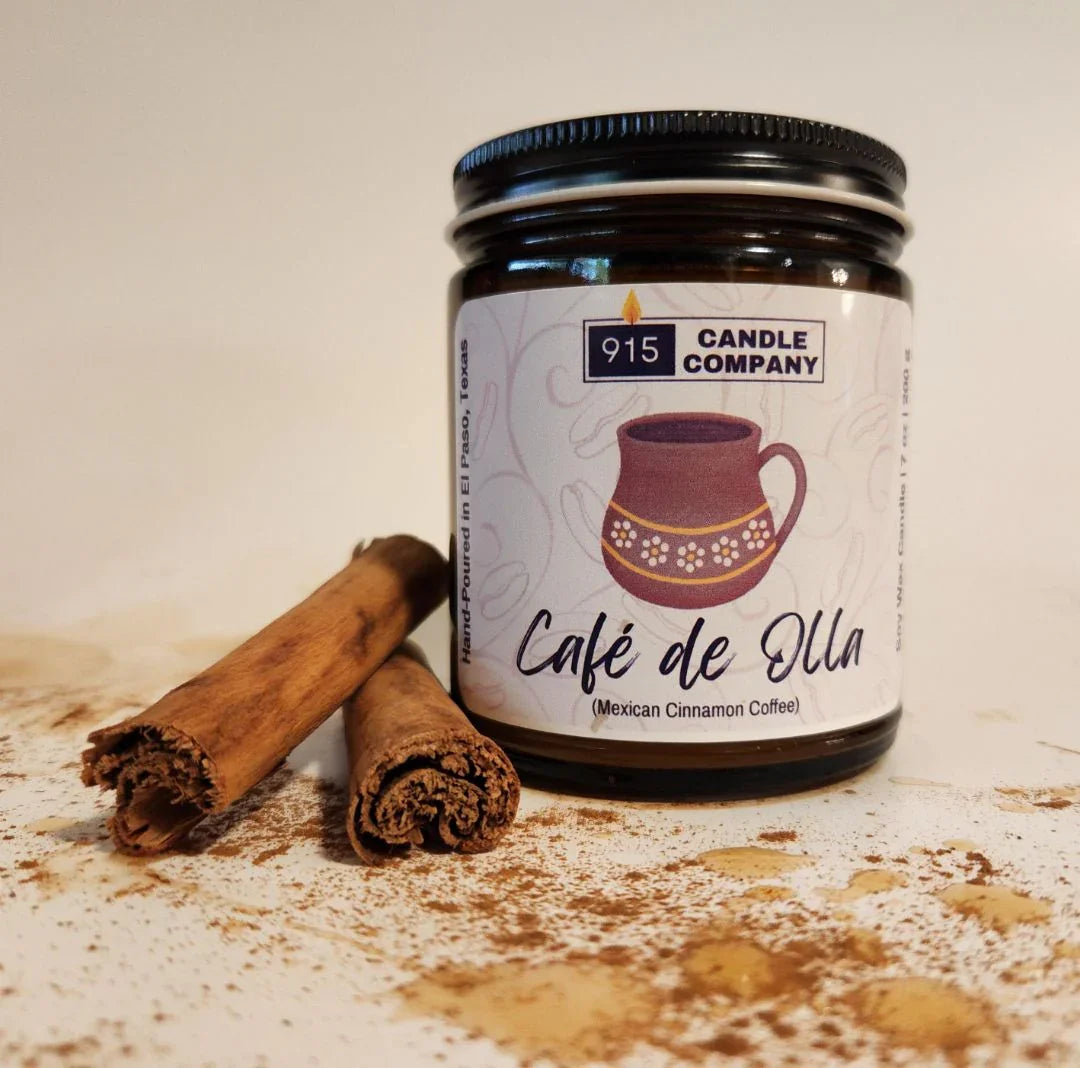 Holiday Scented Candles – Hand-Poured in El Paso, TX – Festive Scents Like Frosted Pine & Gingerbread Spice - Ysleta Mission Gift Shop