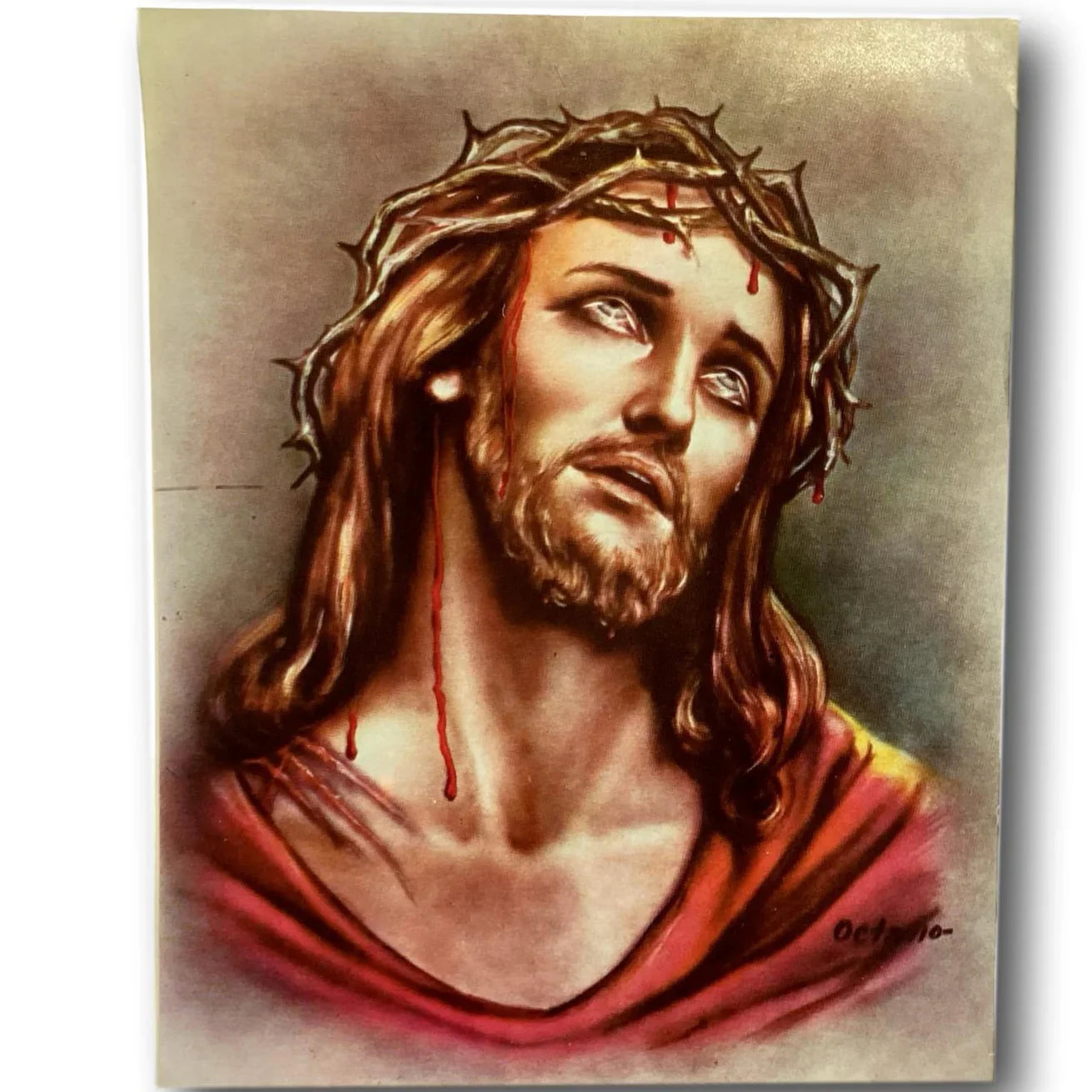 Christ Crowned with Thorns – Cristo con la Corona de Espinas Out Of Print - Ysleta Mission Gift Shop