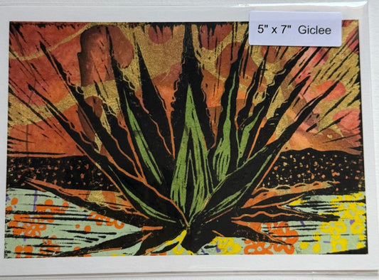 Desert Agave Print – 8x10 Nature-Inspired Southwest Wall Art