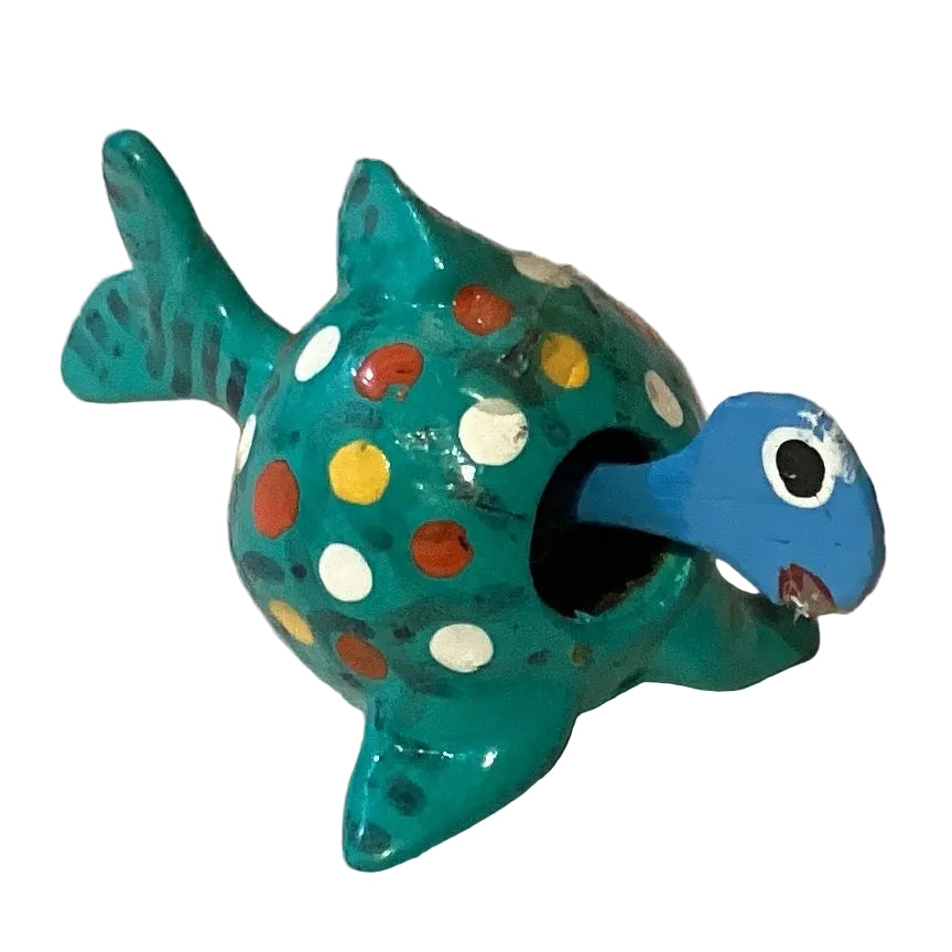 Sea animal figurine with floating wobble head, decorative home and garden decor from Ysleta Mission Gift Shop