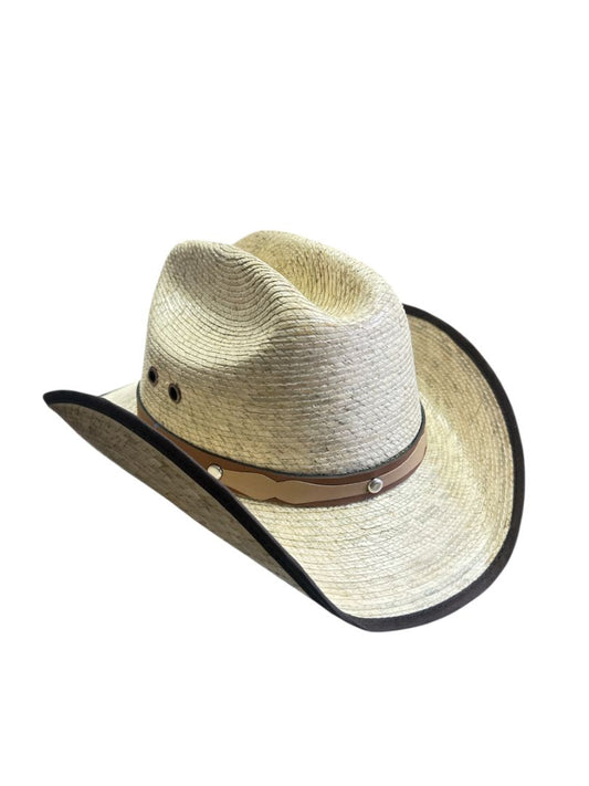 Kids' Mexican Palm Hat | Outdoor Sombrero "Roba Vacas" Style (Ages 4-8) – Authentic Texas Flair