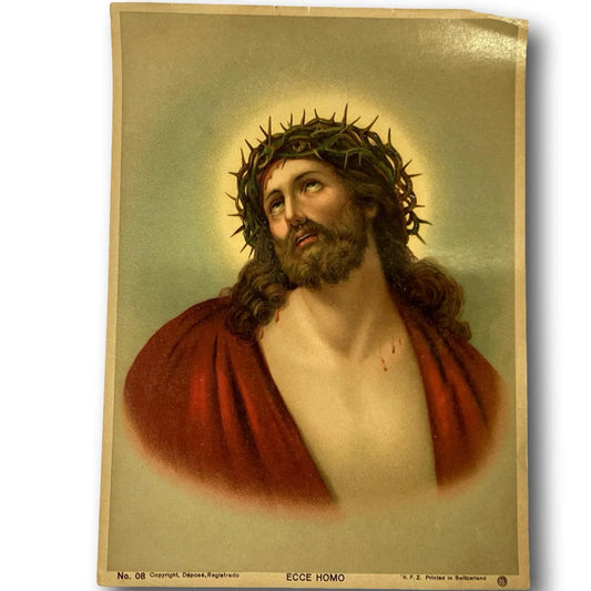 Ecce Homo – Christ Crowned with Thorns Out Of Print - Ysleta Mission Gift Shop