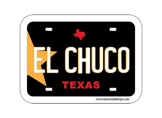 El Chuco License Plate Magnet - Vibrant Souvenir