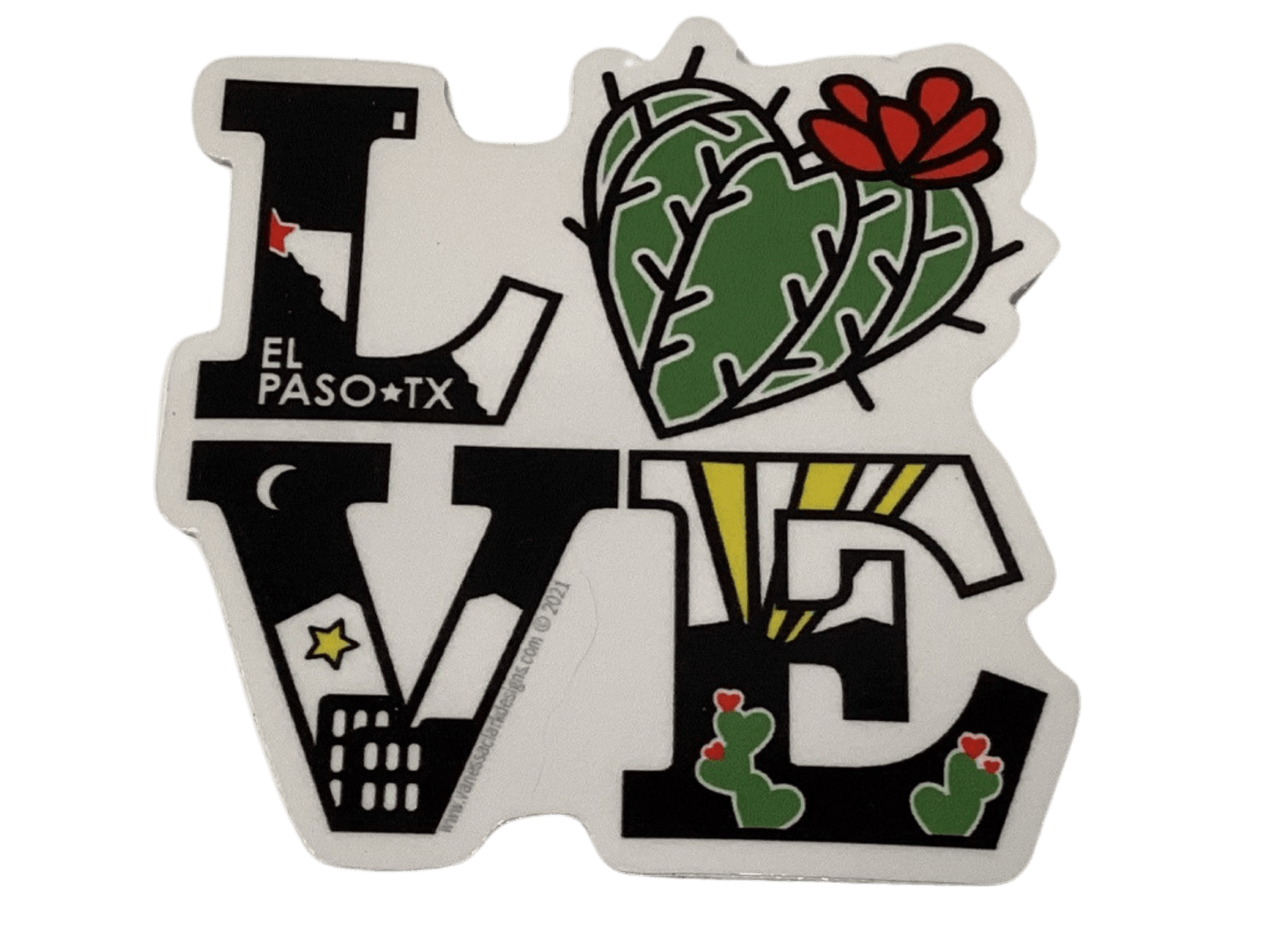 El Paso Culture Sticker Set – Waterproof Vinyl Stickers with Local Designs