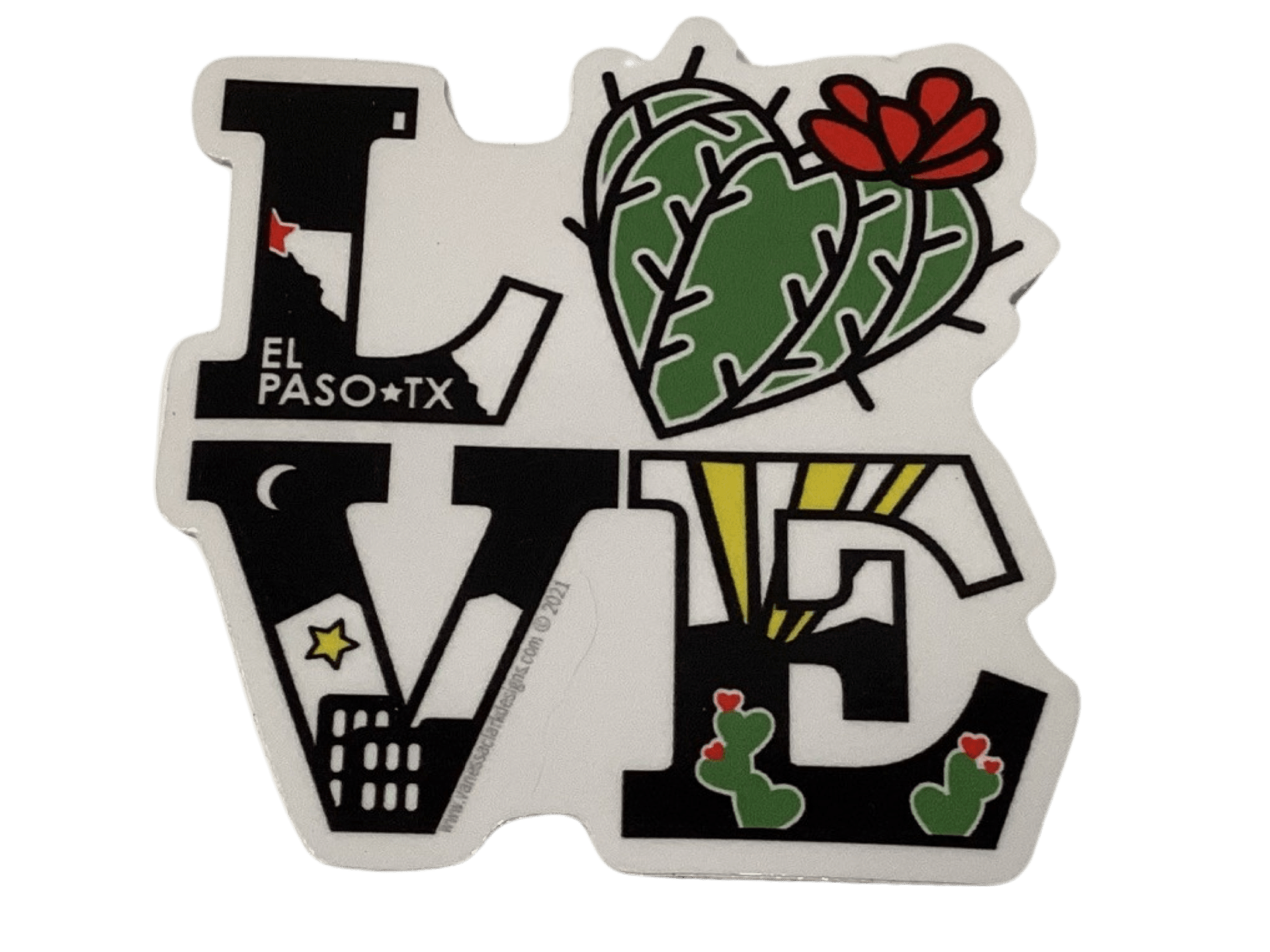 El Paso Culture Sticker Set – Waterproof Vinyl Stickers with Local Designs