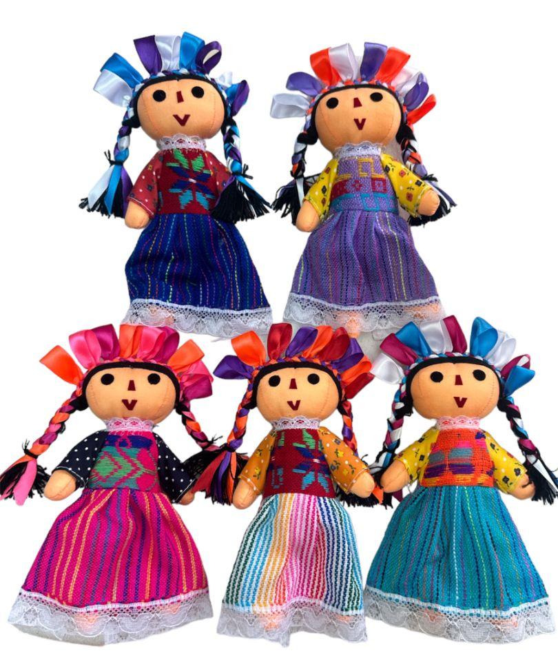 Handcrafted Traditional Mexican Lele Doll  Girl | Authentic Lele Rag Doll from Queretaro