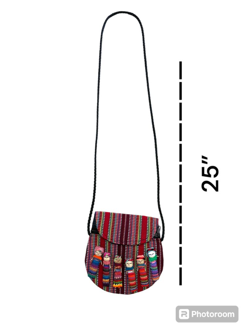 Handmade Worry Doll Purse – Traditional Guatemalan Artisan Craft - Ysleta Mission Gift Shop