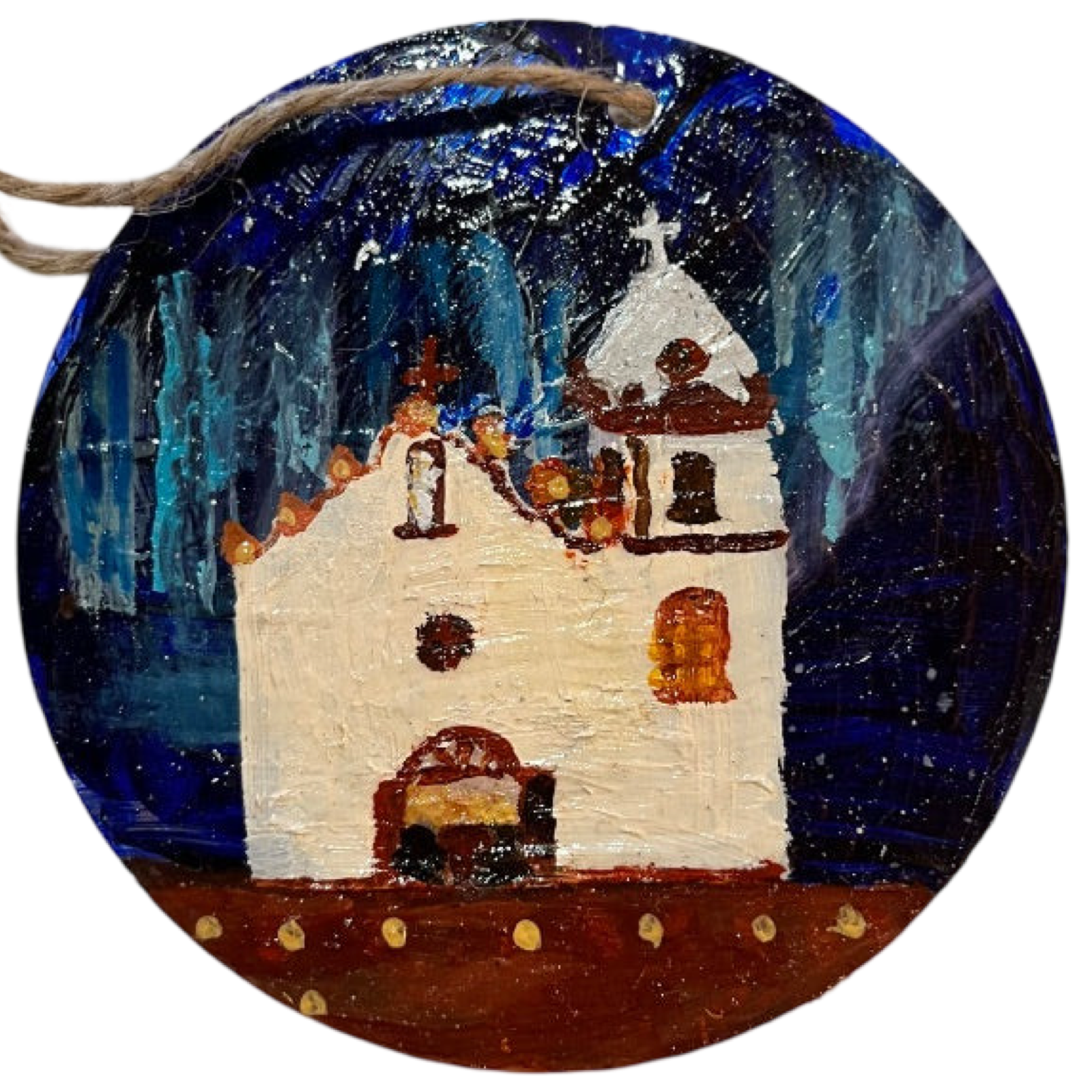 Hand-Painted Ornaments – Faith-Inspired Décor | Unique Religious Gift