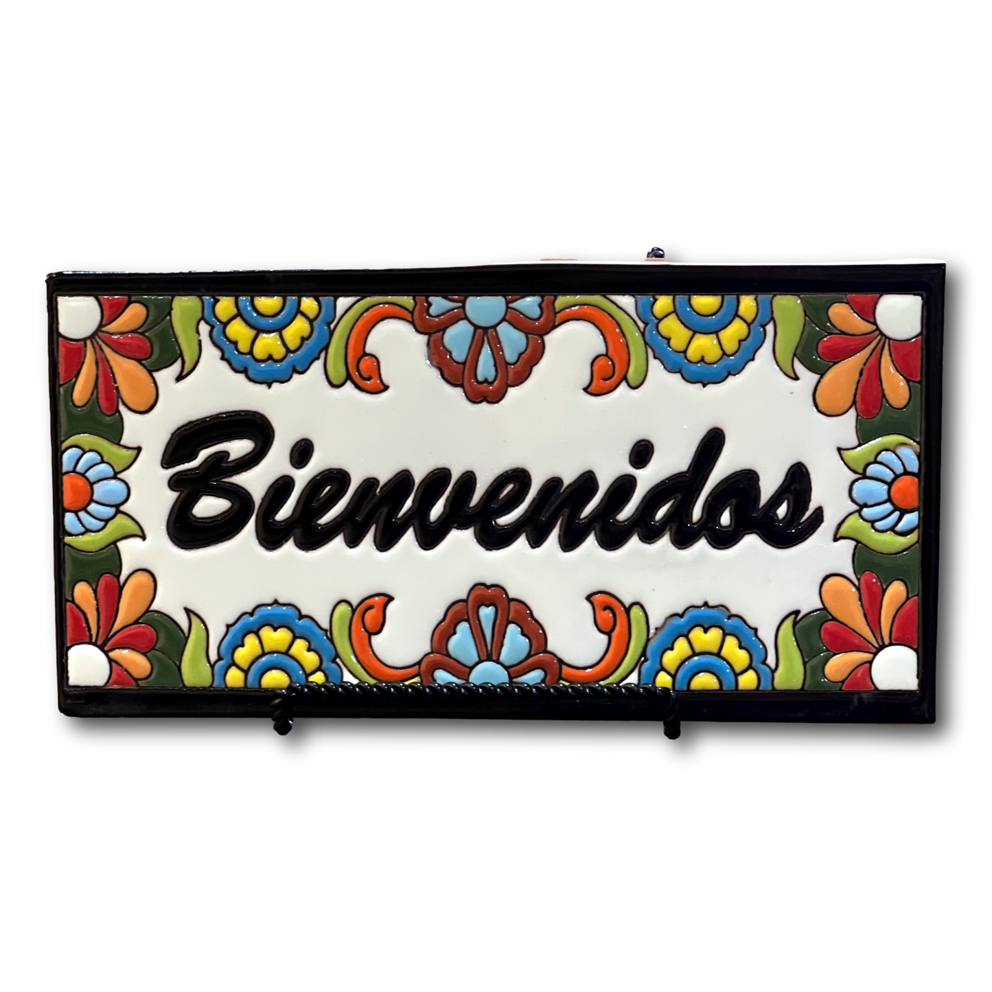 Handcrafted Decorative Spanish Greeting Tiles – Welcome & My House Designs