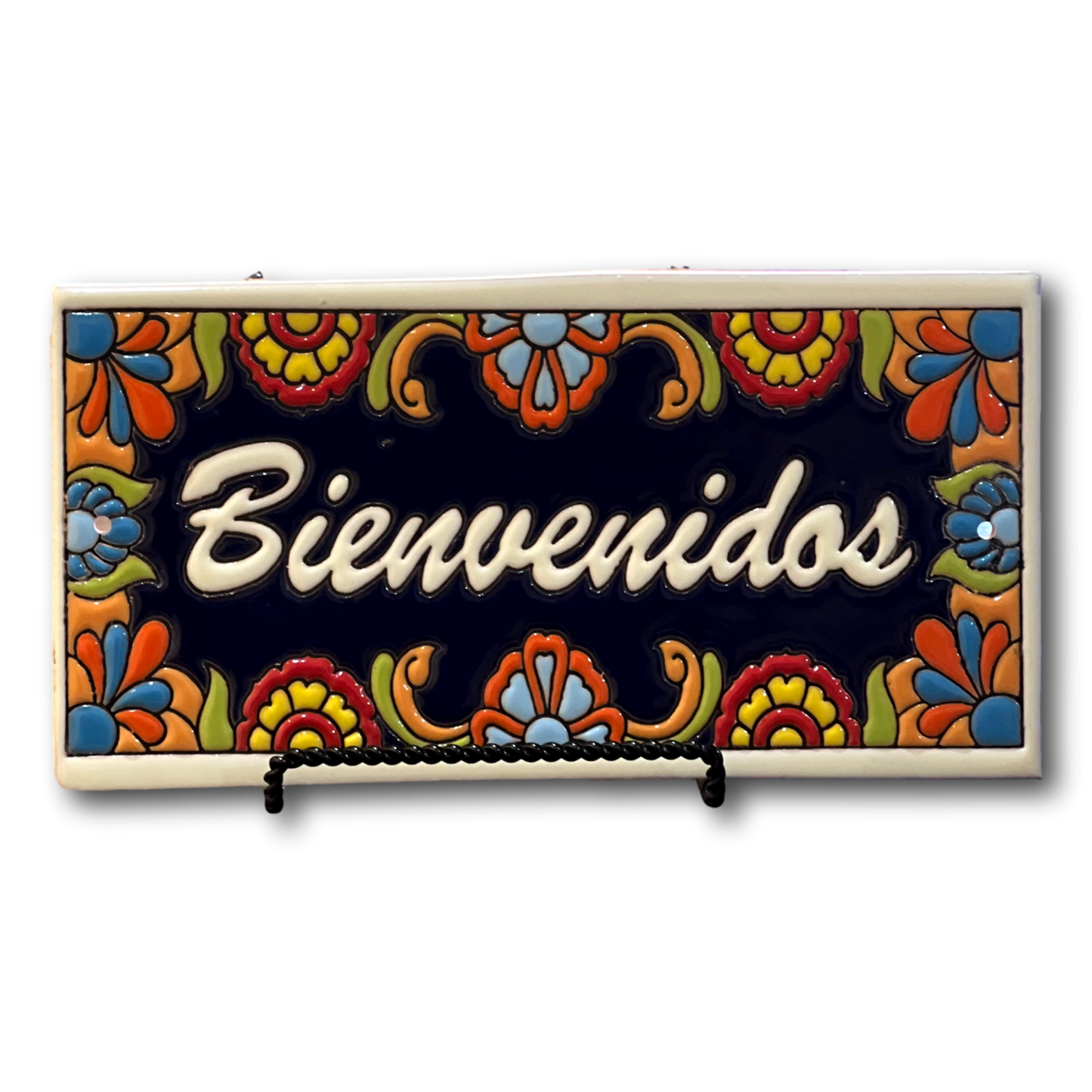 Handcrafted Decorative Spanish Greeting Tiles – Welcome & My House Designs