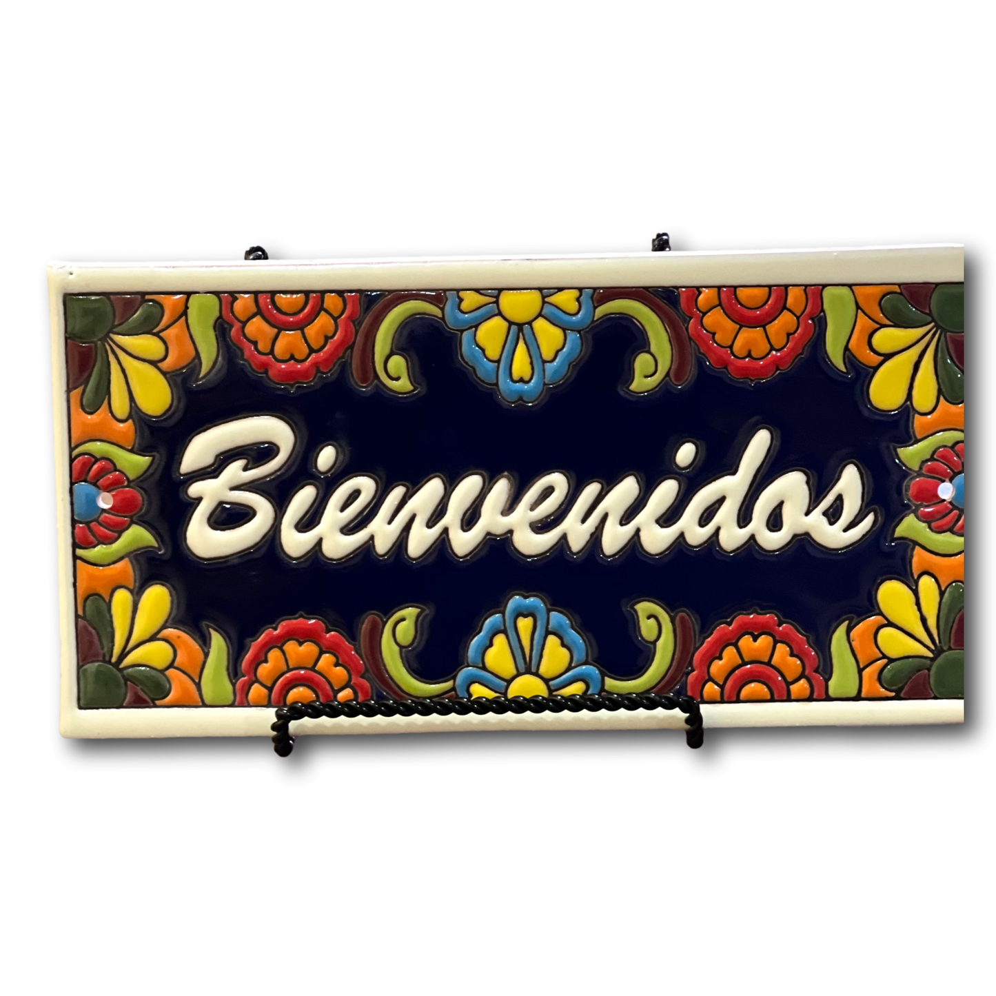 Handcrafted Decorative Spanish Greeting Tiles – Welcome & My House Designs