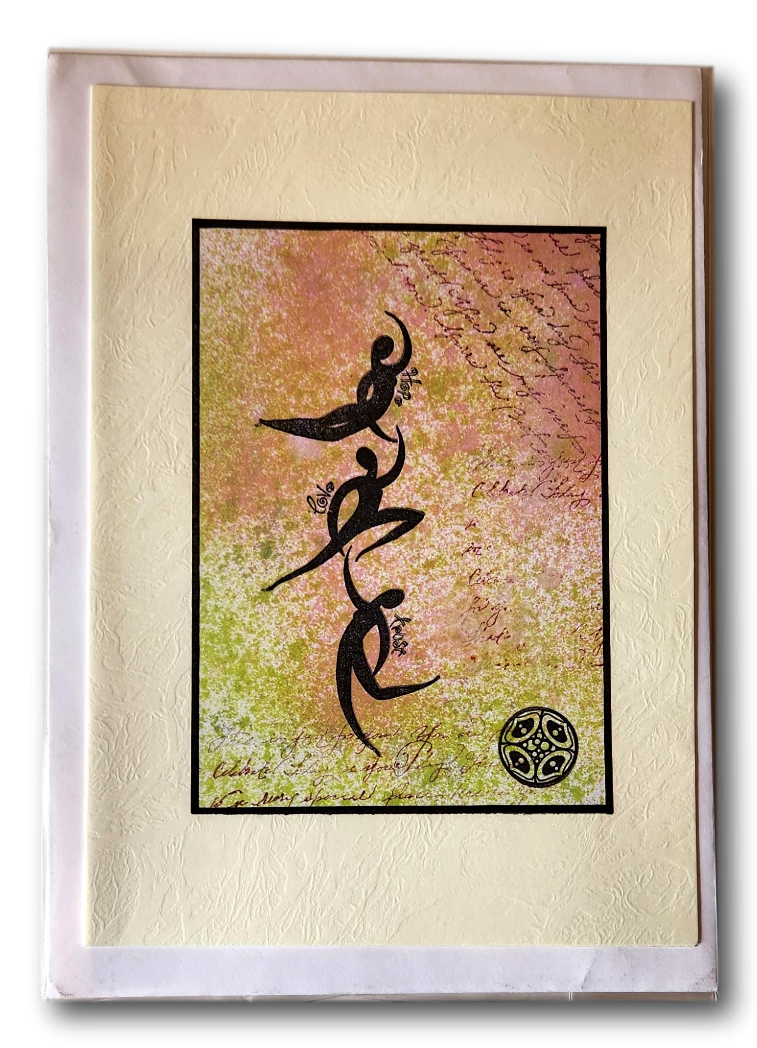 Handcrafted Note Cards – Blank Inside, Featuring Japanese-Inspired Designs A