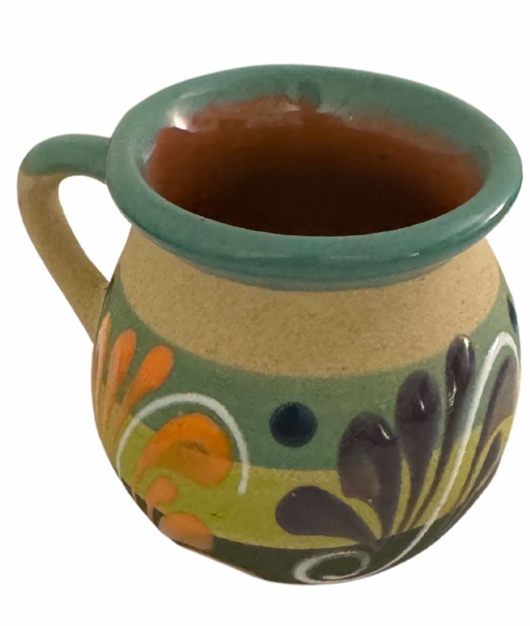 Handcrafted Talavera Coffee Mug – Blue Mexican Folk Art Pottery