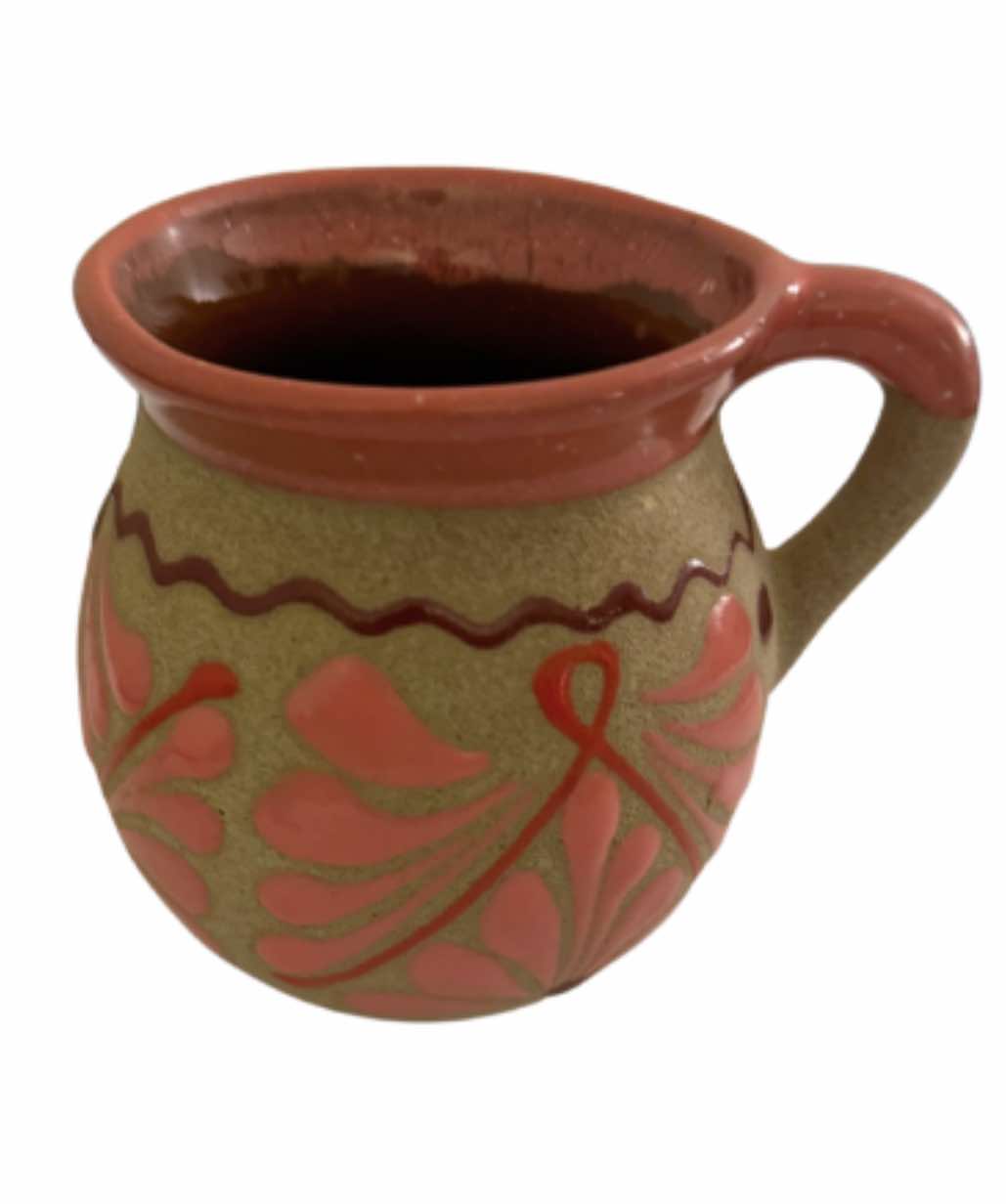 Handcrafted Talavera Coffee Mug – Blue Mexican Folk Art Pottery