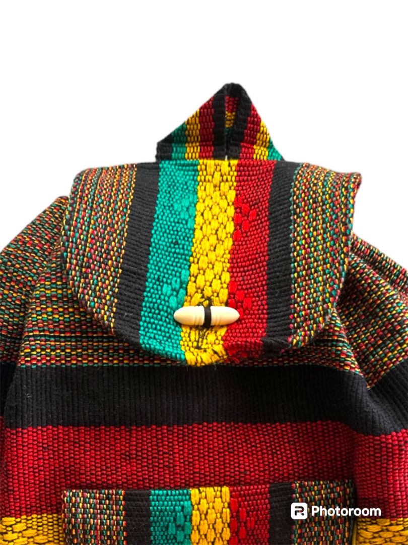 Pinzon Rasta Backpack – Handcrafted Rasta-Inspired Artisan Backpack - Ysleta Mission Gift Shop