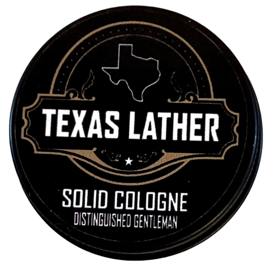 Solid Cologne Distinguished Gentleman 1 oz. Natural Ingredients Handmade in Small Batches