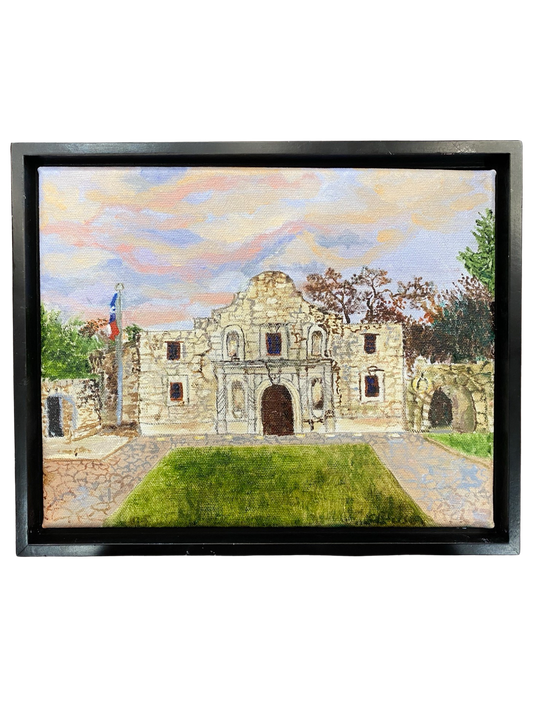 Remember the Alamo 8x10 Oil, 8x10 oil on Canvas