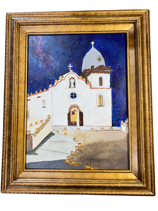 Original Art "A Guiding Light" Oil Painting 12x16