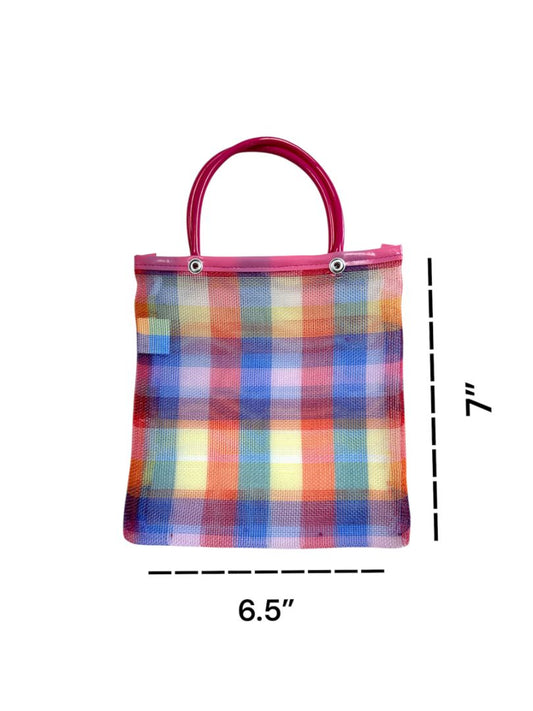 Mini Mercado Mexican Mesh Bag - Eco-Friendly Reusable Tote for Shopping - Ysleta Mission Gift Shop