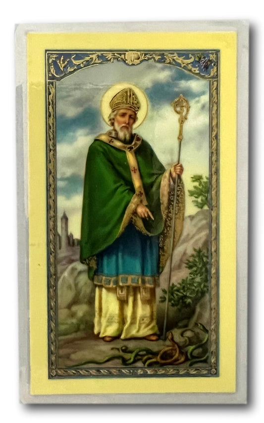 Hail Glorious Saint Patrick – Laminated Prayer Card | Rare Irish Catholic Heritage Gift