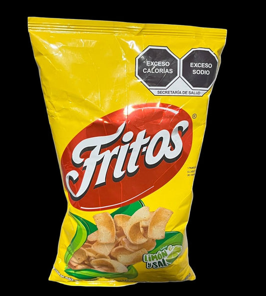 Mexcian Chips Fritos Lime and Salt Corn 170 g Bag Made in Mexico