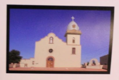 Note Card Ysleta Mission Heavyweight White Blank Card With Envelope 5X7
