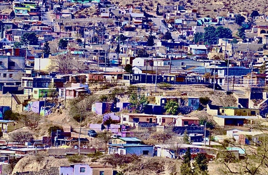 View of Juárez Postcard – Original Borderland Photography from El Paso, Texas (4.25" x 5.5")