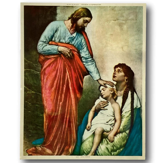 Jesus Healing the Sick – Jesús Sana a los Enfermos Out Of Print - Ysleta Mission Gift Shop