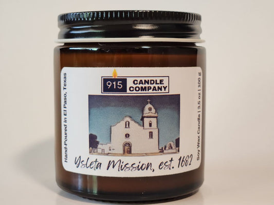 Ysleta Mission Scented Candle - Hand-Poured, Small Batch, Exclusive