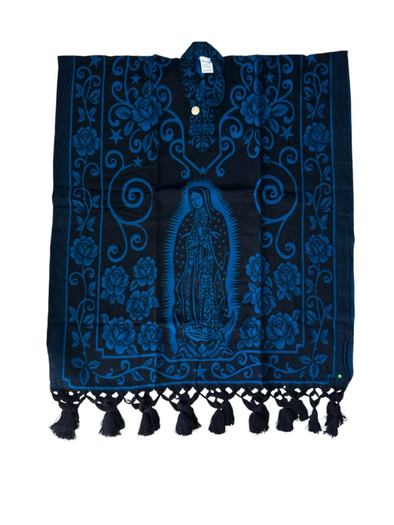 Fancy Soft Poncho - Ysleta Mission Gift Shop