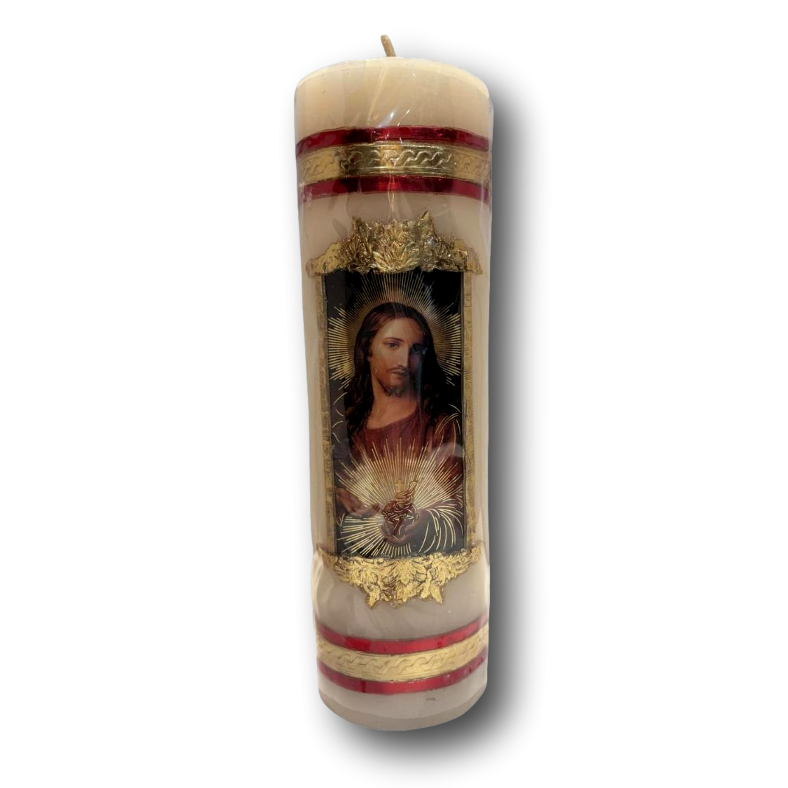 Large Saint Devotional Candle | Religious Handcrafted Prayer Candle