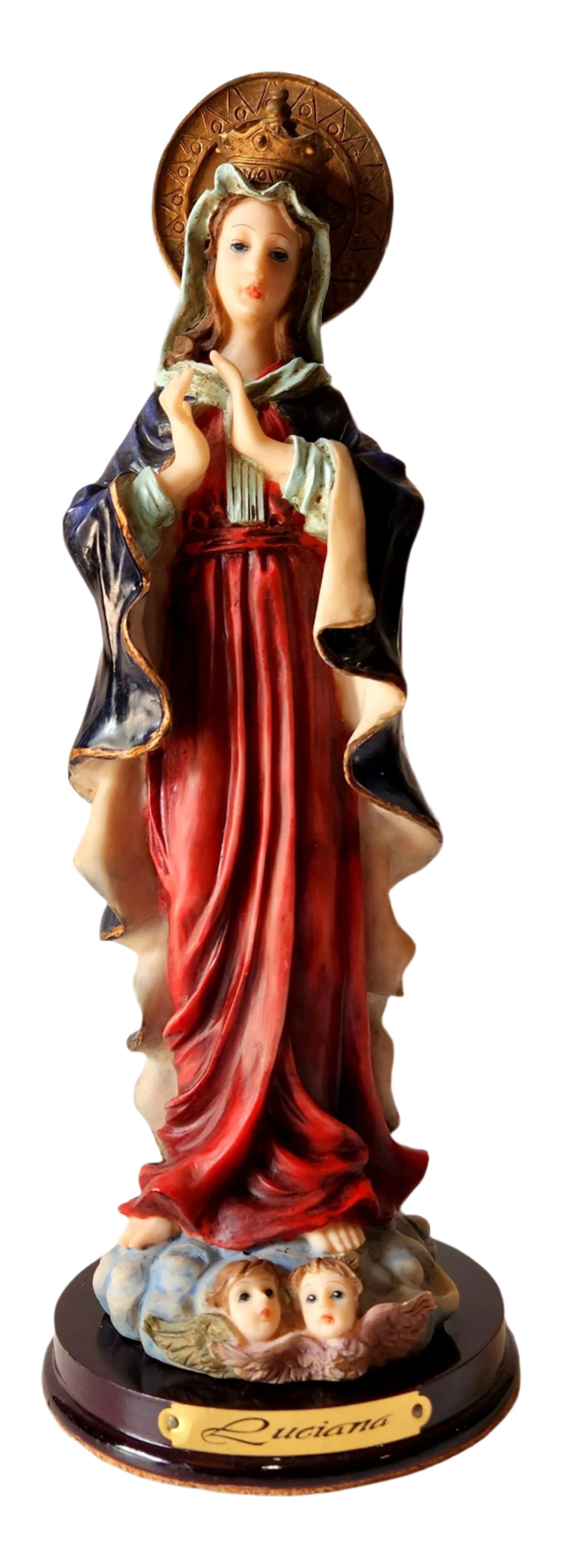 Mary Undoer of Knots Statue – Devotional Figure, 12" x 4.5"