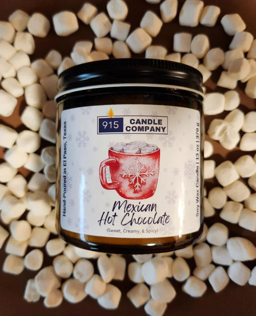 Holiday Scented Candles – Hand-Poured in El Paso, TX – Festive Scents Like Frosted Pine & Gingerbread Spice - Ysleta Mission Gift Shop