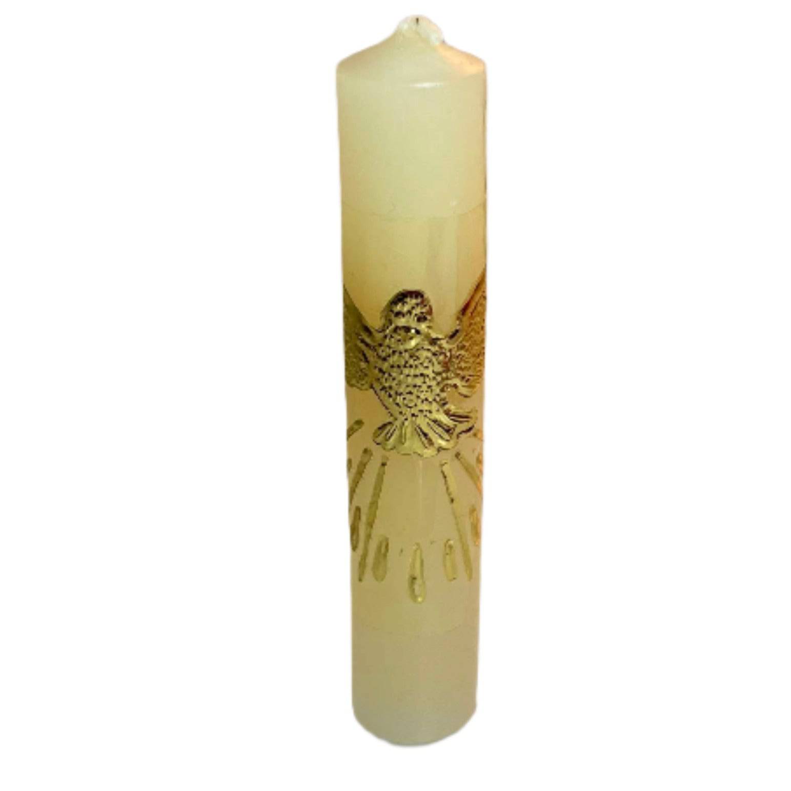 Mini Holy Spirit Candle – Infant Keepsake for Baptism or Blessing
