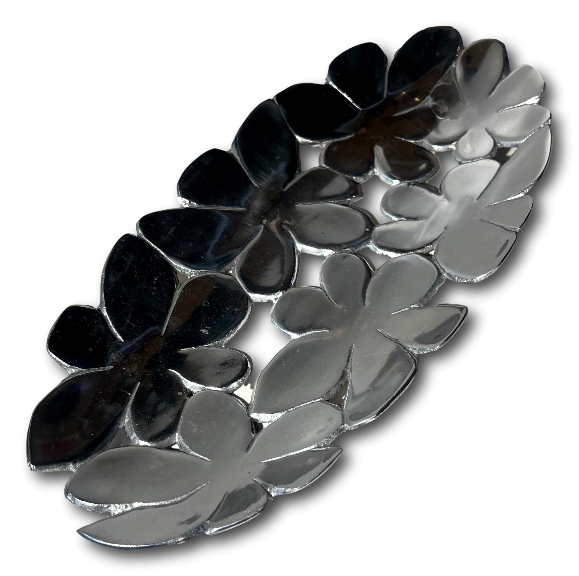 Oval Pewter Flower Tray – Timeless Decorative or Serving Piece