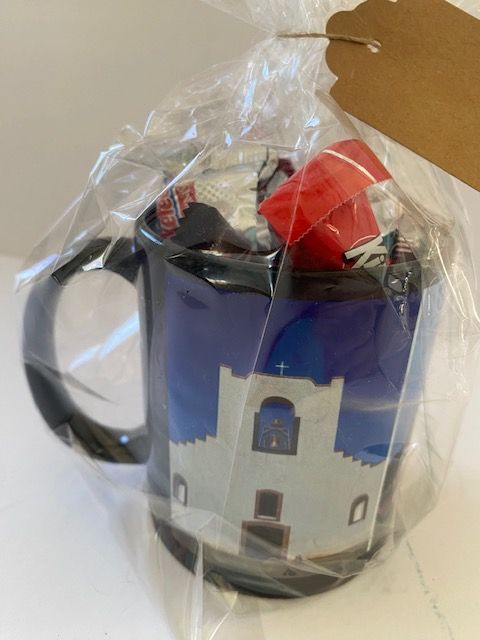 Mission Trail Mug with Candy – El Paso Souvenir Gift with Chocolate Treats