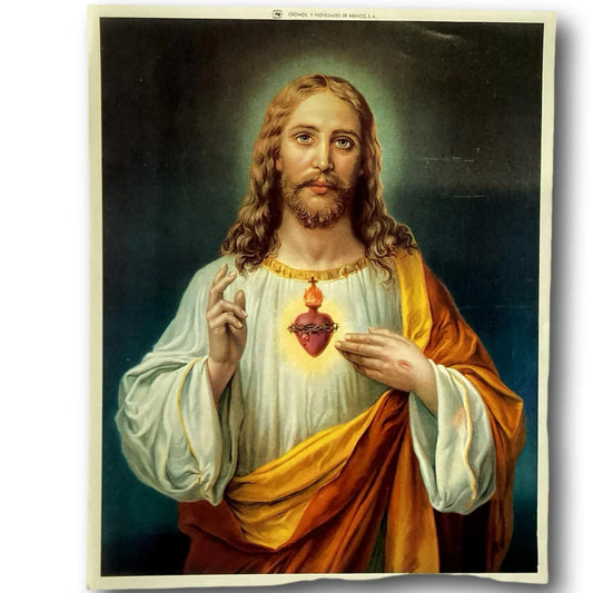Sacred Heart of Jesus – Sagrado Corazón Out Of Print - Ysleta Mission Gift Shop