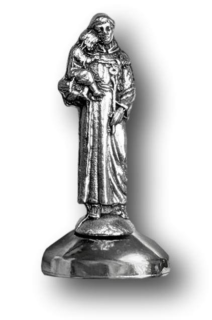 Saint Anthony Metal Car Magnet | 1.8-Inch Protective Devotional Accessory