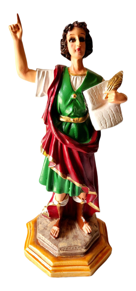 Saint Pancratius Statue – Patron of Jobs & Health, 11" x 4.5"