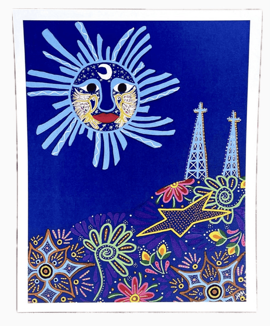 “Talavera” 12x15 Art Print – Mexican Folk Art Inspired Hispanic Heritage Design