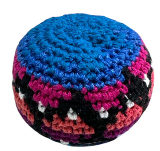 Traditional Mexican Hacky Sack – Hand-Sewn Footbag Stress Ball Toy