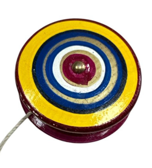 Traditional Wooden Yoyo – Hand-Painted Mexican Spinner Toy