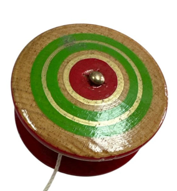 Traditional Wooden Yoyo – Hand-Painted Mexican Spinner Toy