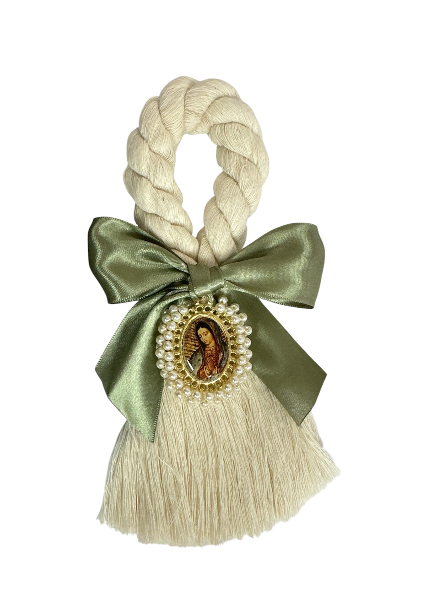 8.5-inch Our Lady of Guadalupe door blessing ornament by Jose Alberto Chavez, Catholic devotional Christian gift, religious home decor