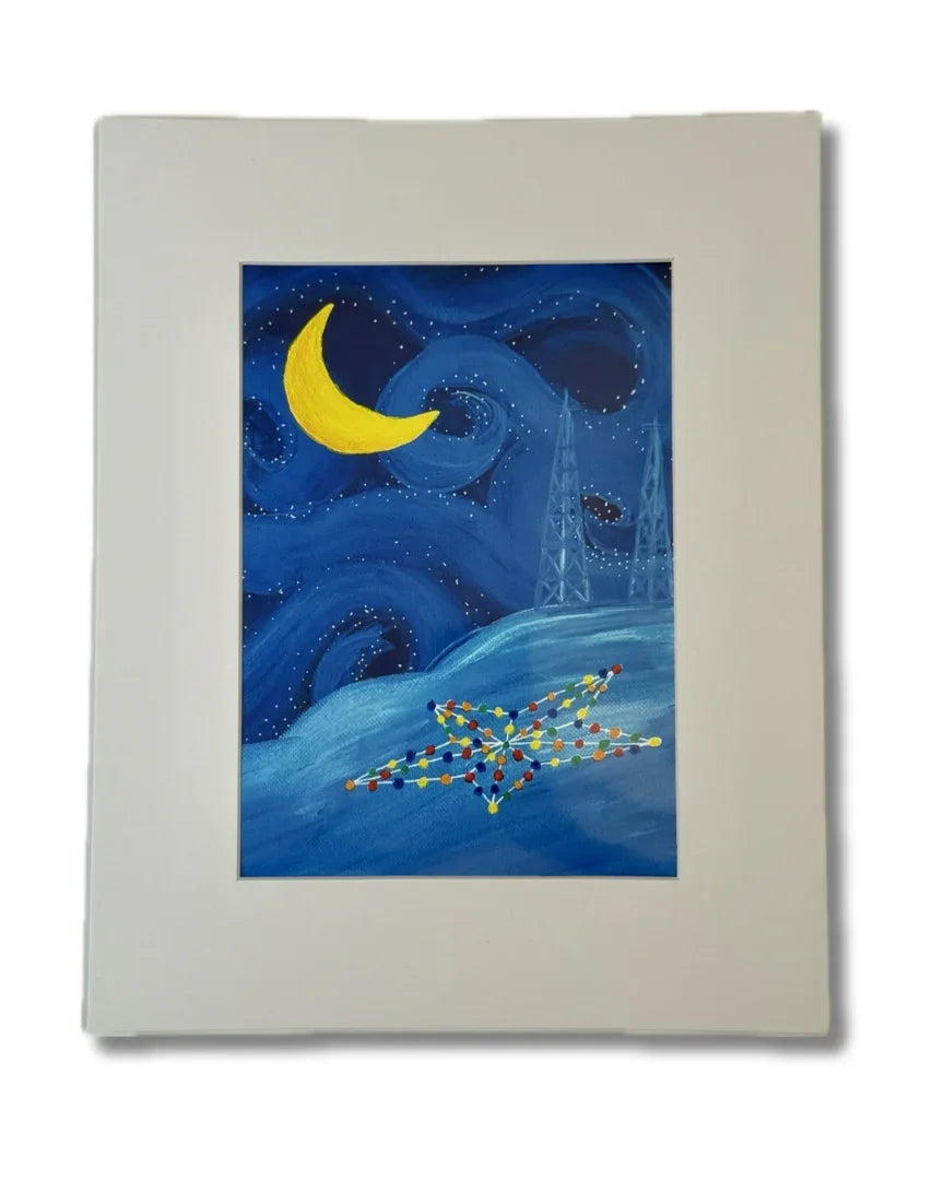 Winter Wonderland Matted Photo Reproduction – 5×7 in 8×10 Mat