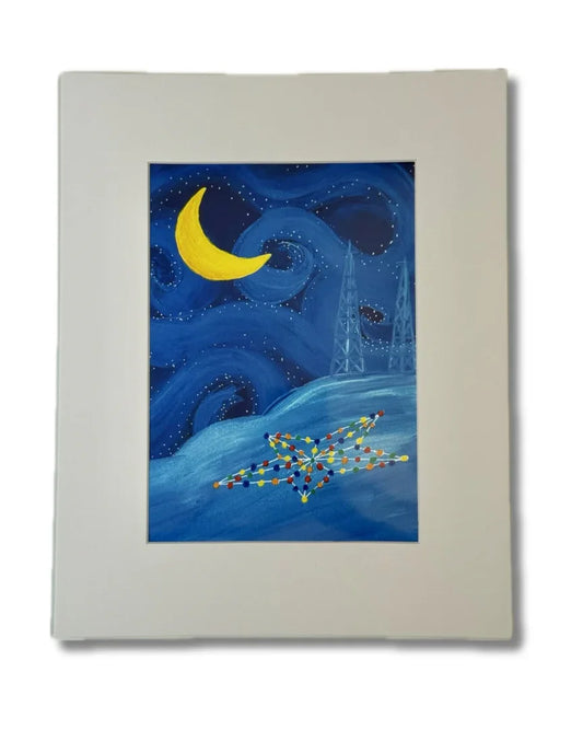 Winter Wonderland Matted Photo Reproduction – 5×7 in 8×10 Mat