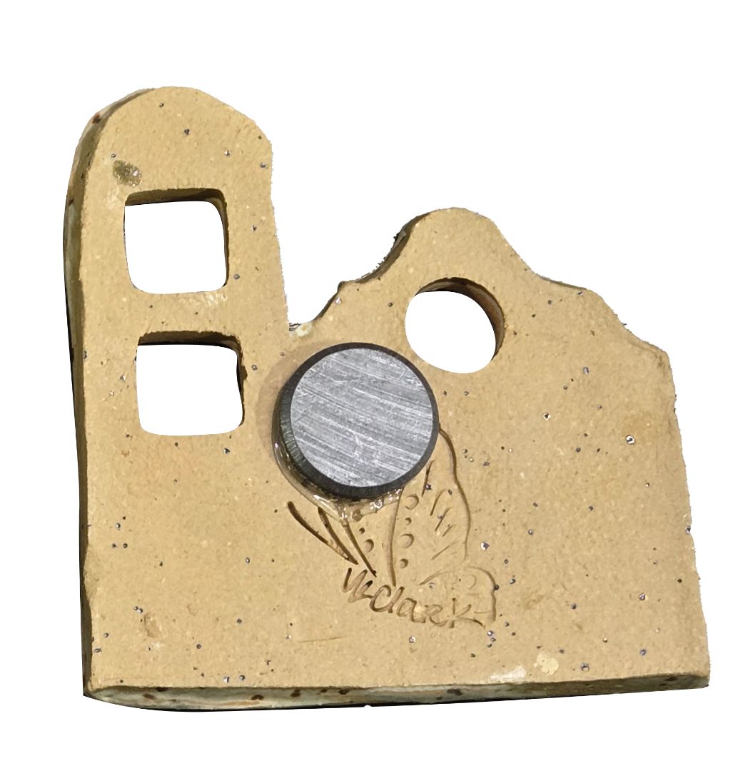 Handmade Ceramic Magnet – Ysleta Mission Keepsake & Souvenir - Ysleta Mission Gift Shop