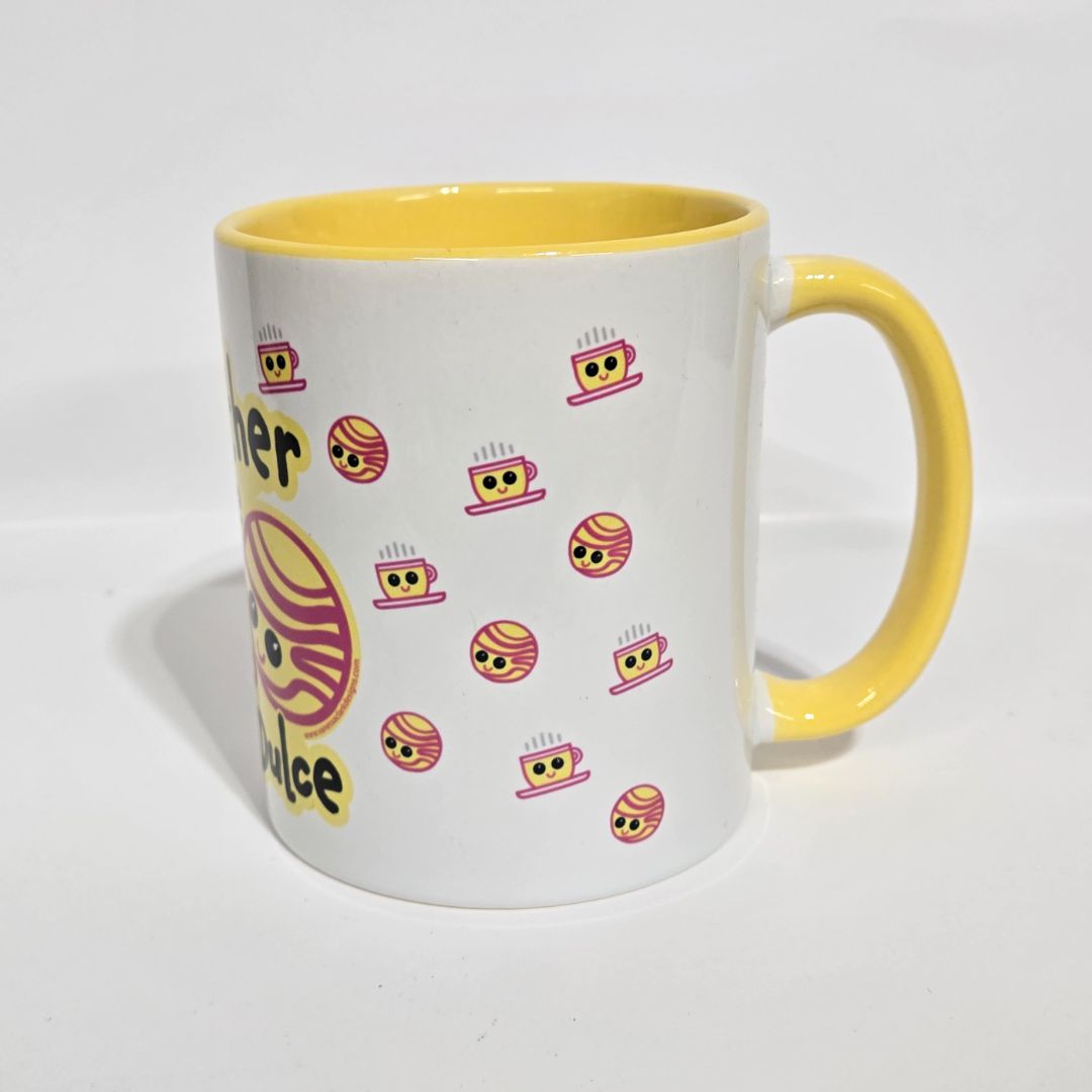 Cafecito and Pan Coffee Mug – Vibrant 15 oz Ceramic Gift for Loved Ones - Ysleta Mission Gift Shop